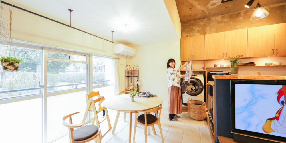 洗面所に洗面台と洗濯機がない暮らし 京都の住宅リノベーション会社 マンション 中古物件など ミセガマエヤ
